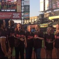 BWW TV: Cast of KINKY BOOTS First at Bat; Sings National Anthem at the Mets Game! Video