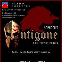 San Antonio College Presents ANTIGONE as Part of Summer Rep, 7/14-17