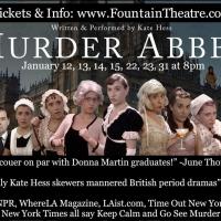 MURDER ABBEY Comes to the Fountain, 1/12-31 Video