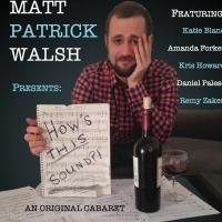 Matt Patrick Walsh to Present HOW'S THIS SOUND?! at the Duplex, 2/1 Video