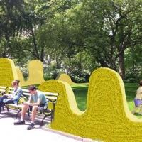 Mayor Bloomberg to Inaugurate Orly Genger Installation in Madison Sq Park Video