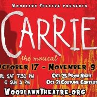 CARRIE THE MUSICAL to Run 10/17-11/9 at the Woodlawn Theatre