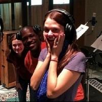Photo Flash: In the Recording Studio with the Cast of VIOLET!