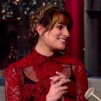 VIDEO: Lea Michele Talks BRUNETTE AMBITION, GLEE Drama and More on LETTERMAN Video