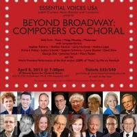 Stephen Flaherty, Andrew Lippa, Stephen Schwartz and More Set for Essential Voices'…