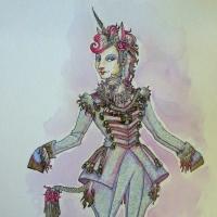 Photo Flash: Erik Teague's Costume Sketches for WNO's THE LION, THE UNICORN, AND ME