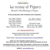 THE MARRIAGE OF FIGARO Opens Tonight in PA