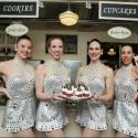 Photo Flash: Rockettes Unveil Rockettes Red Velvet Cupake at Magnolia Bakery Video