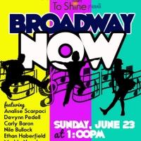 A Time To Shine Youth Cabaret Presents BROADWAY NOW Today Video