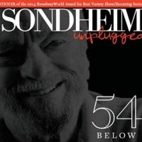 SONDHEIM UNPLUGGED Returns to 54 Below This Weekend with George Lee Andrews, Sarah Ri Video