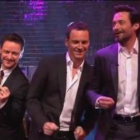 VIDEO: X-MEN's Hugh Jackman, Michael Fassbender and James McAvoy Dance to 'Blurred Li Video
