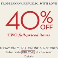 Daily Deal 2/14/13: Banana Republic