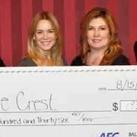 PHOTO: Véronic Donates to Olive Crest for 'Lend Your Voice' Fundraising Campaign Video