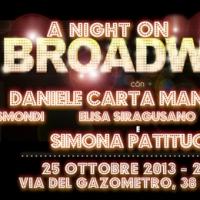 A NIGHT ON BROADWAY, Daniele Carta Mantiglia in concerto