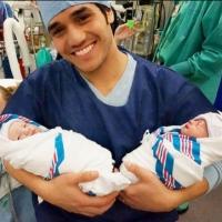 Photo Flash: ALADDIN's Adam Jacobs Welcomes Twin Sons!