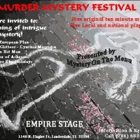 Mystery on the Menu Presents MURDER MYSTERY FESTIVAL Tonight