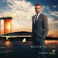 Marina Bay Sands Launches 'Never Settle' Campaign Featuring David Beckham Video