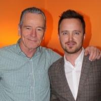 Photo Flash: Pinkman & White Together Again! Aaron Paul Visits Bryan Cranston at ALL THE WAY