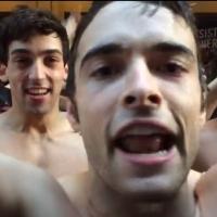 STAGE TUBE: Corey Cott and the Cast of NEWSIES Accept Ice Bucket Challenge from…