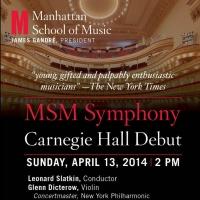 Manhattan School of Music Symphony to Play Leonard Bernstein's SERENADE and More in C Video