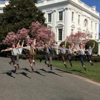 Photo Flash: Cast of NEWSIES Tour Performs at The White House's Easter Egg Roll Video