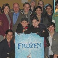 Photo Flash: NEWSIES Casts Gets FROZEN at NYC Screening
