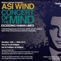 Asi Wind's 'Concert of the Mind' Adds 11/1-2 Performances at Axis Theater Video