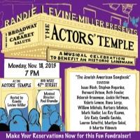THE JEWISH AMERICAN SONGBOOK Benefits the Actors' Temple Today Video