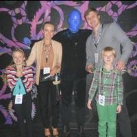 Photo Flash: Professional Hockey Player Ilya Bryzgalov Visits BLUE MAN GROUP in Vegas