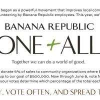 Banana Republic Launches ONE+ALL Program to Give Back Video