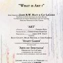 WHAT IS ART? Event Set for The Complex's Ruby Theatre, 1/18-2/3 Video