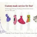 Free Custom Wedding Dresses Offered at Aimell.Com Video