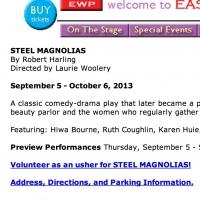 EAST WEST PLAYERS Brings STEEL MAGNOLIAS to the Stage, Opening September 11th; Previe Video