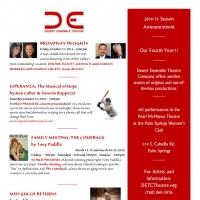 Desert Ensemble Theatre Co. to Stage ESPERANZA, MISS GULCH RETURNS & More During…