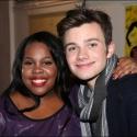 Photo Coverage: GLEE's Chris Colfer Visits Amber Riley Backstage at COTTON CLUB PARAD Video