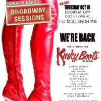 Cast of KINKY BOOTS Set for this Week's Broadway Sessions, 10/10 Video