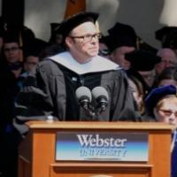Photo Flash: Norbert Leo Butz Gives Webster University Commencement Speech at the Mun Video