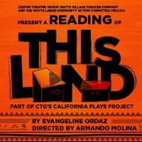 CTG to Present Special Event Reading of Evangeline Ordaz's THIS LAND, Today Video