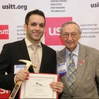 Yale University's Dan Perez Accepts 'Golden Hammer' Scenic Technology Award at USITT  Video