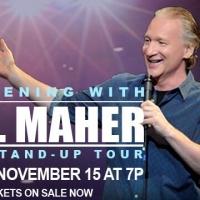 Bill Maher to Bring Live Stand-Up Tour to PPAC, 11/15 Video
