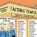 Tony Sheldon, KT Sullivan and More Set for Actors Temple Benefit, 11/26 Video