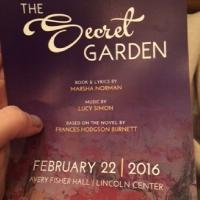 Breaking News: THE SECRET GARDEN Coming to Lincoln Center in 2016 Video