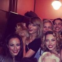 Twitter Watch: Taylor Swift Backstage at   BULLETS OVER BROADWAY Video