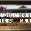 STAGE TUBE: Stratford's 2012 Shakespeare School Performs 37 Quotes in 2 Minutes Video