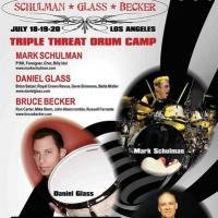 Top Drummers Mark Schulman, Daniel Glass, and Bruce Becker Announce 'Triple Threat' D Video