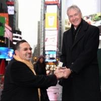 Photo Flash: Drama League Founding Supporters' Flash Mob Proposal in Times Square Video