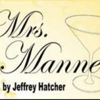Good Theater Presents Maine Premiere of MRS. MANNERLY, Now thru 11/23 Video