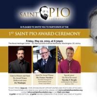 Actor Joe Mantegna and Franco Nuschese Honored With 1st Saint Pio Foundation Award To Video