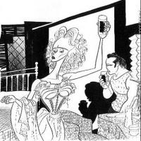 Photo Flash: Marlon Brando, Arthur Miller & More Immortalized by Hirschfeld; First Look at NYPL's THE LINE KING Exhibit!