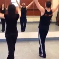 STAGE TUBE: Sneak Peek at Hugh Jackman Tapping in Rehearsal for the Tonys! Video